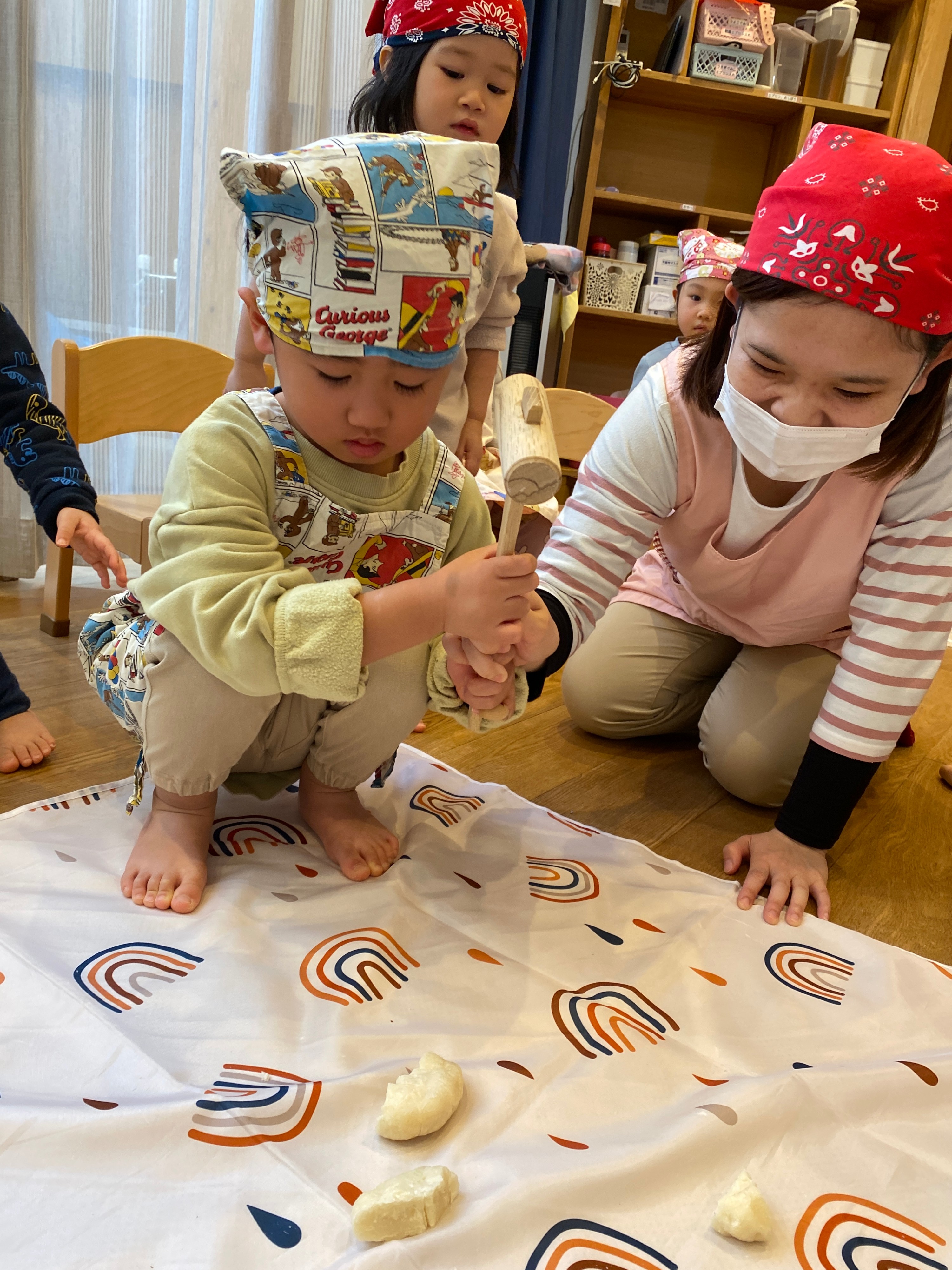 1月「凧あげ遊び🪁・鏡開き」